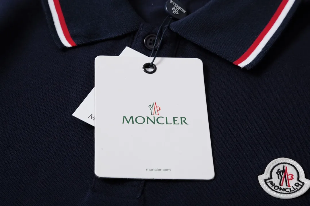 MONCLER Classic Lo GO ， Retro Same Style Polo Versatile : Size：M-2XL
